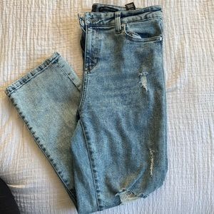 Kendall and Kylie high waist jeans